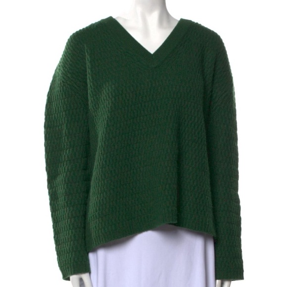 Rachel Comey Cashmere V Neck Sweater - Picture 3 of 13